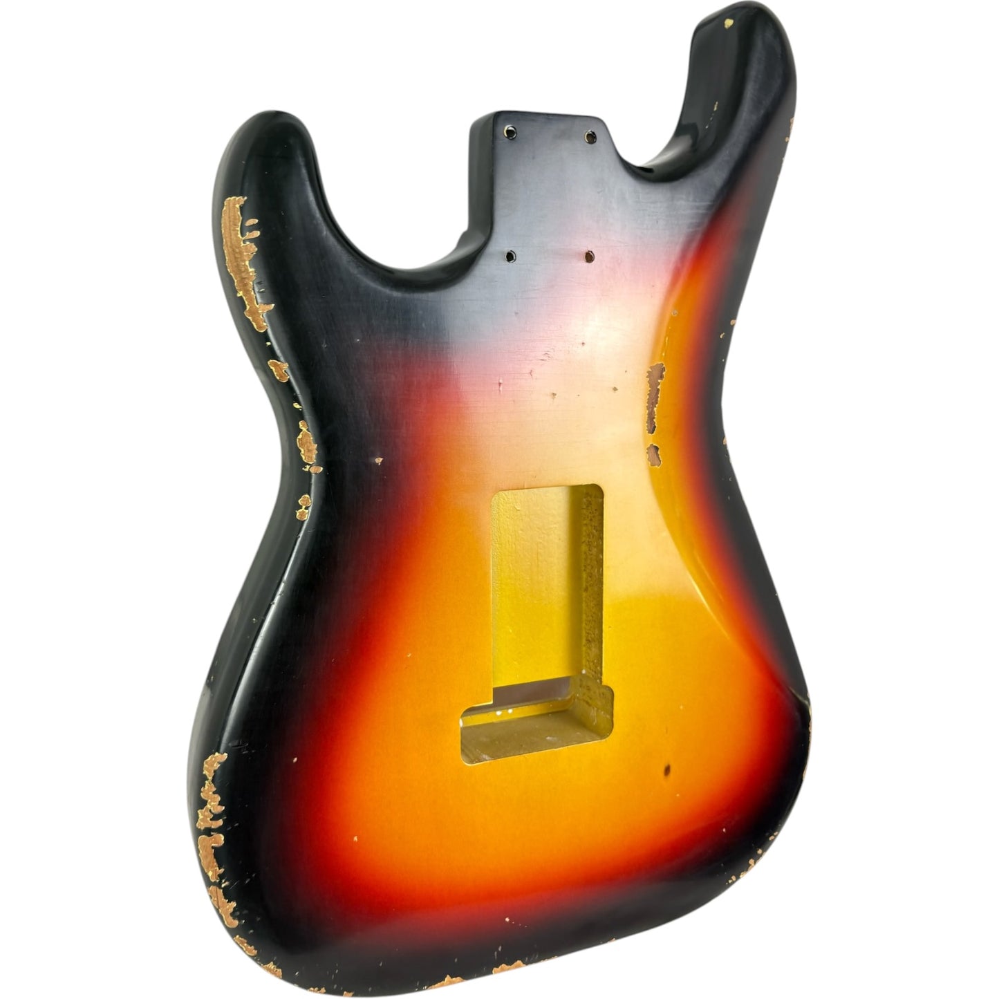 MJT Aged Relic Nitro Stratocaster Body - Sunburst