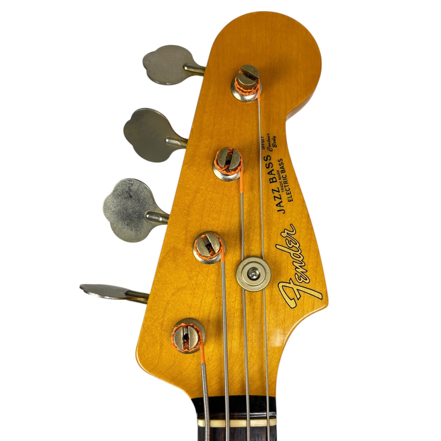 Fender Japan Jazz Bass Réédition Années 60 1994-1995 - Rouge Vieux Candy Apple