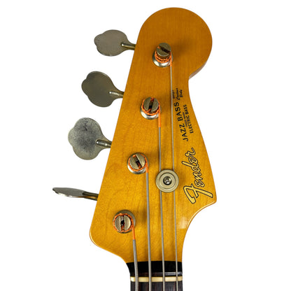 Fender Japan Jazz Bass Réédition Années 60 1994-1995 - Rouge Vieux Candy Apple