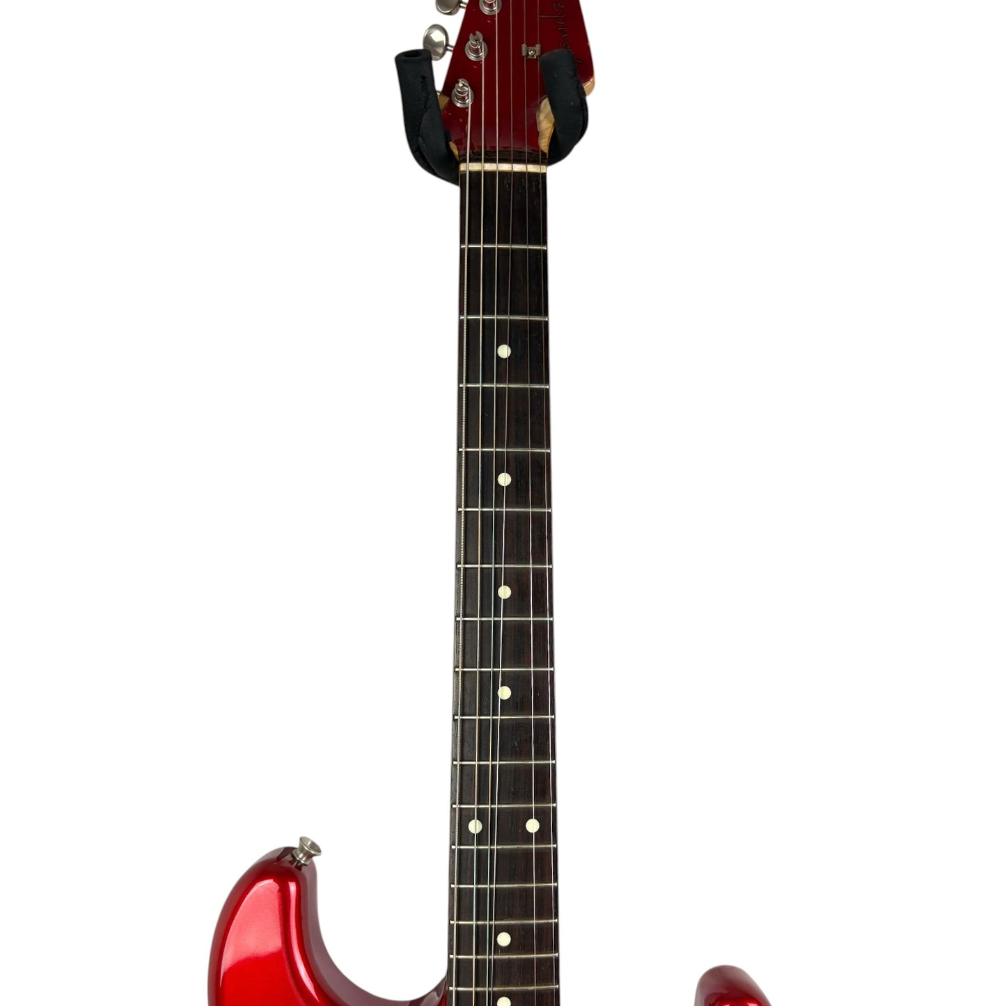 Fender Japan 62 Reissue Stratocaster 1994-1995 - Канди Епъл Ред - Със съвпадащ глава на грифа