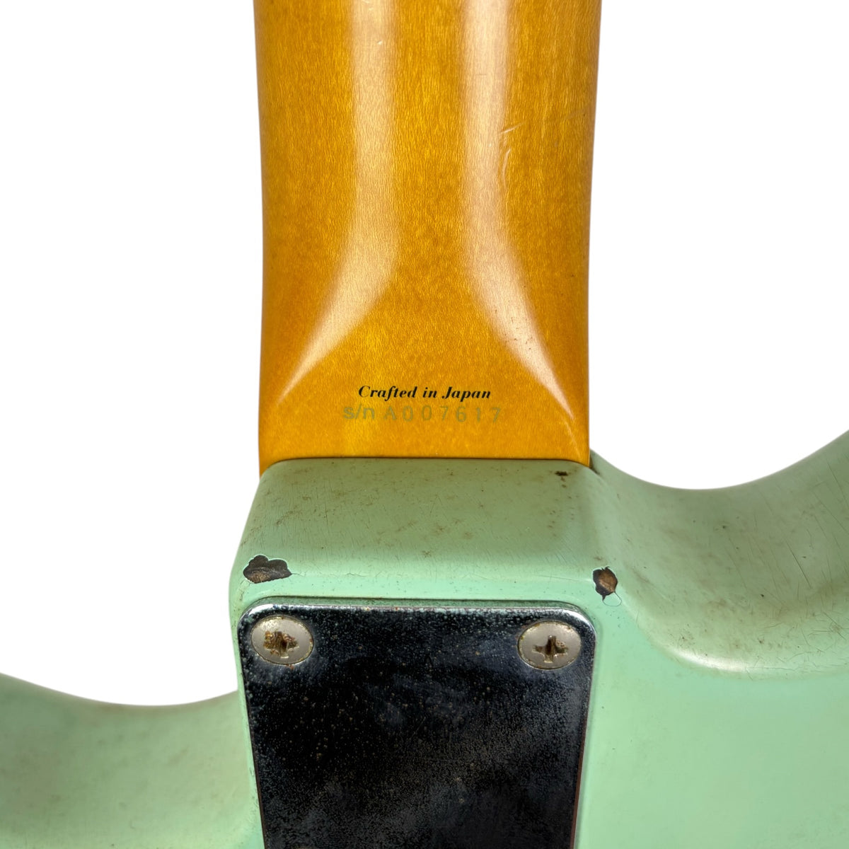 Squier by Fender Vista Series Jagmaster 1997-1998 – Repeinte vert écume de mer