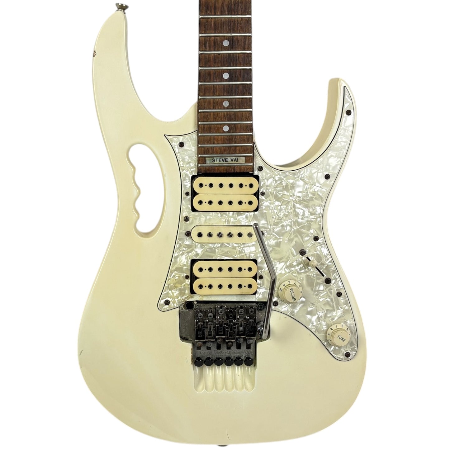 Ibanez JEM555 Steve Vai Signature - White - Defective