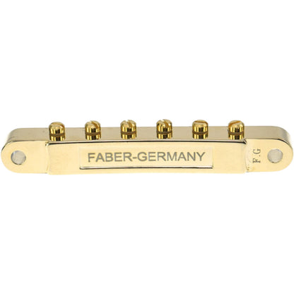 Faber ABRH-GG ABRH mostek, pro Gibson® ABR-1, lesklé zlaté provedení, mosazné sedla pozlacená