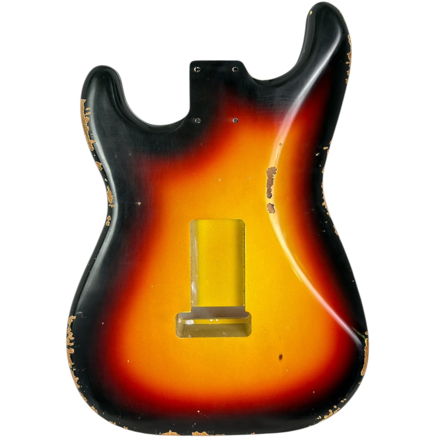 MJT Aged Relic Nitro Stratocaster Body - Sunburst