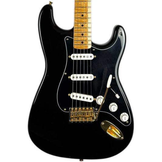 Fender Custom Shop Stratocaster 1990 - Black matching Headstock Fender