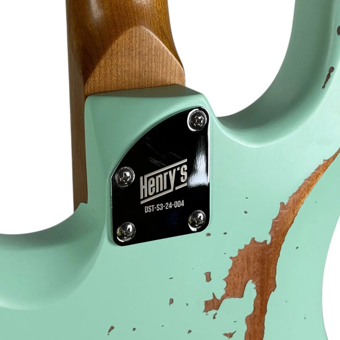 Henry’s Relic Stratocaster 2024 - Daphne Blue Pat´s Guitars