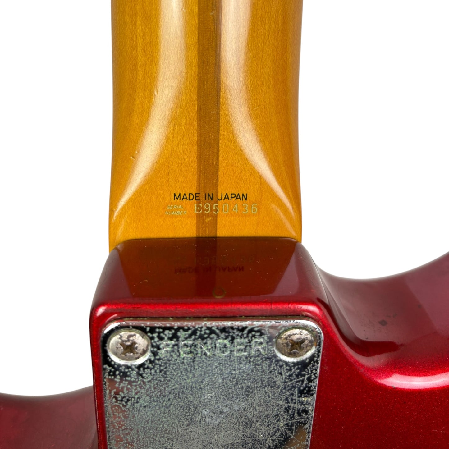 Fender Japan Stratocaster Réédition 57 1984-1987 - Rouge Pomme d'Amour