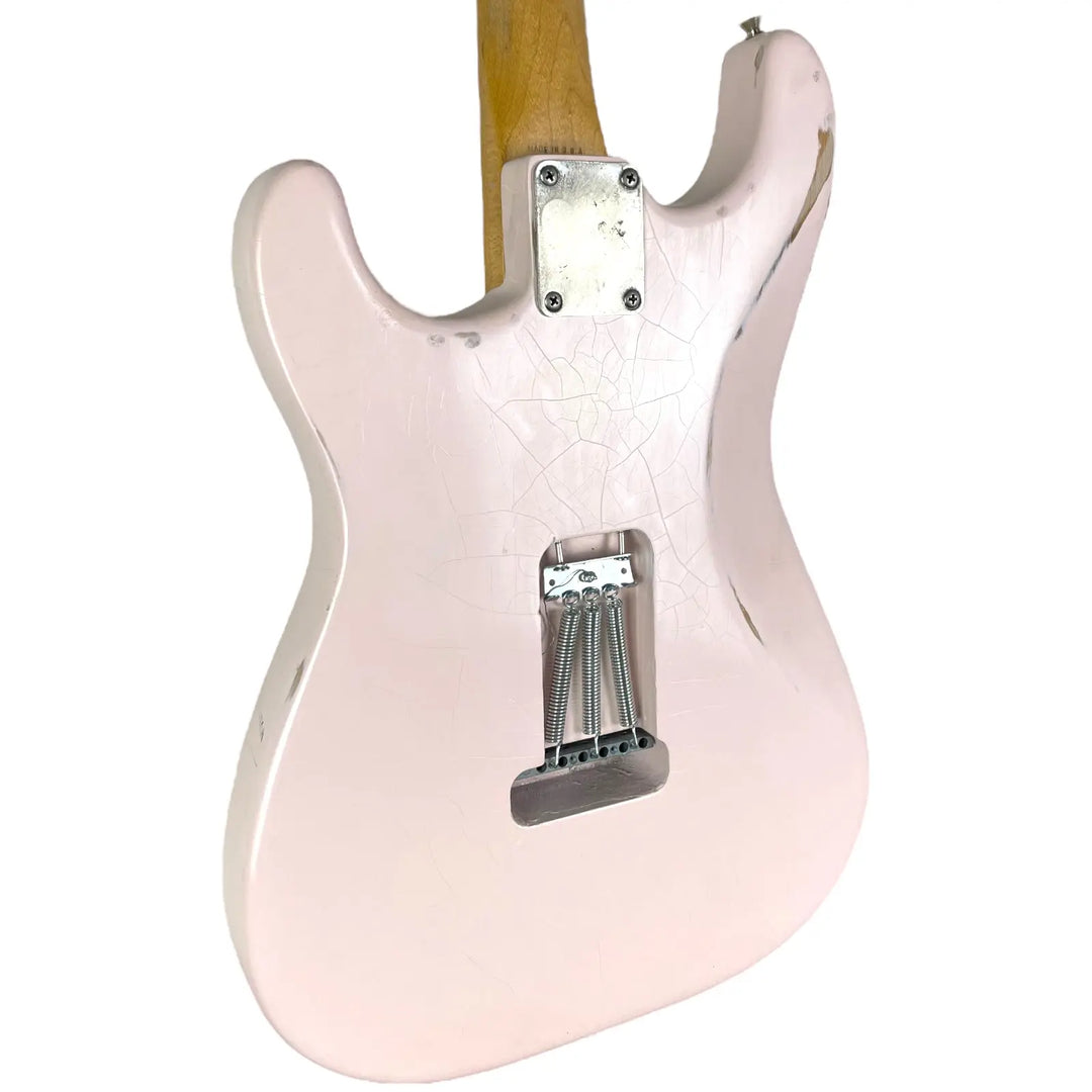Fender Japan Relic Stratocaster 1986-1987 - Pink - Pat´s Guitars