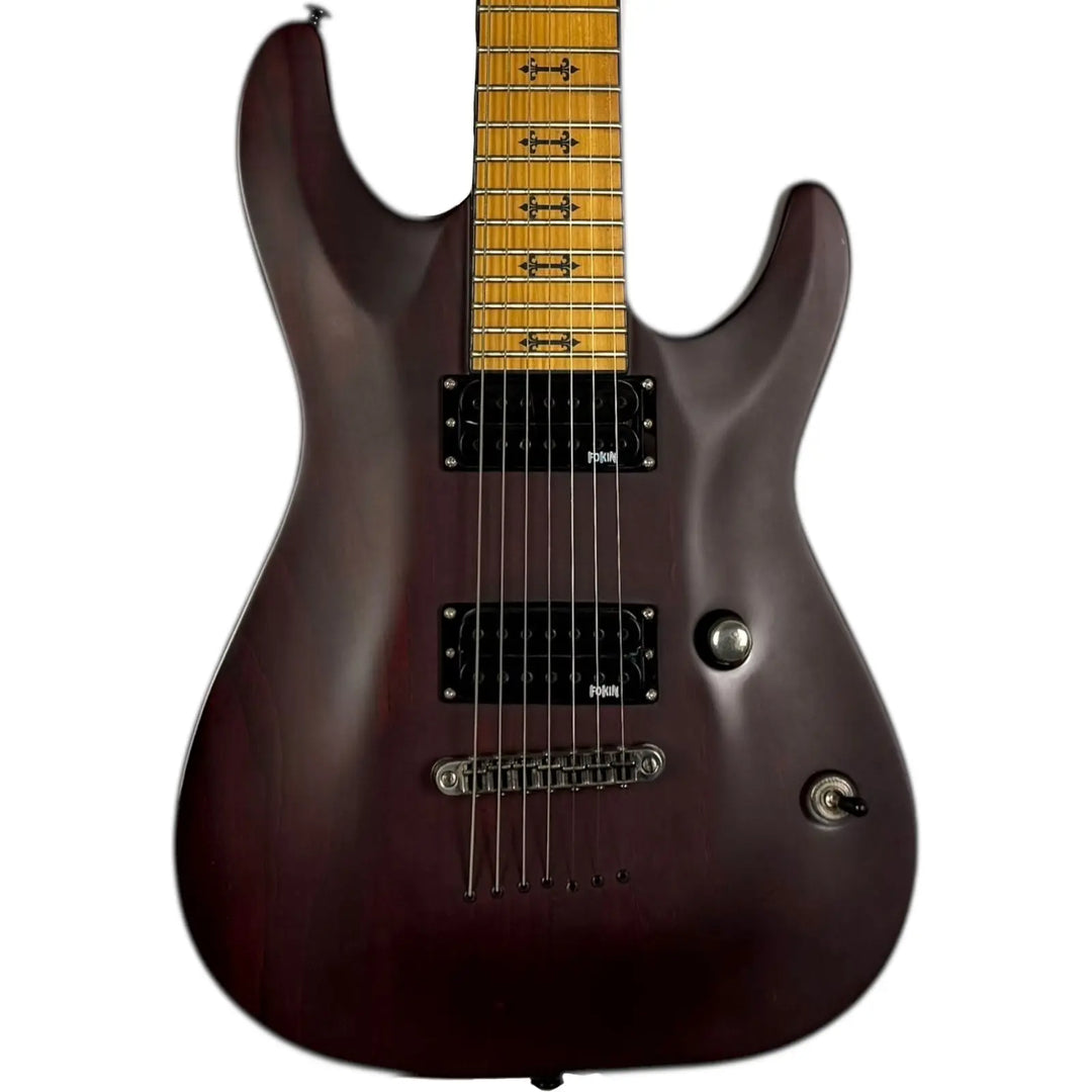 Schecter Jeff Loomis Signature JL-7 2009 - Vampyre Red Satin - Pat´s Guitars