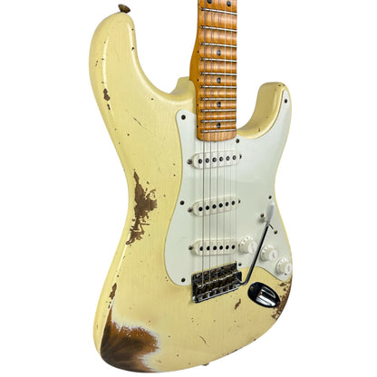 Fender Custom Shop 56 Reissue Stratocaster 2021 - Scalloped - Vintage White - Relic