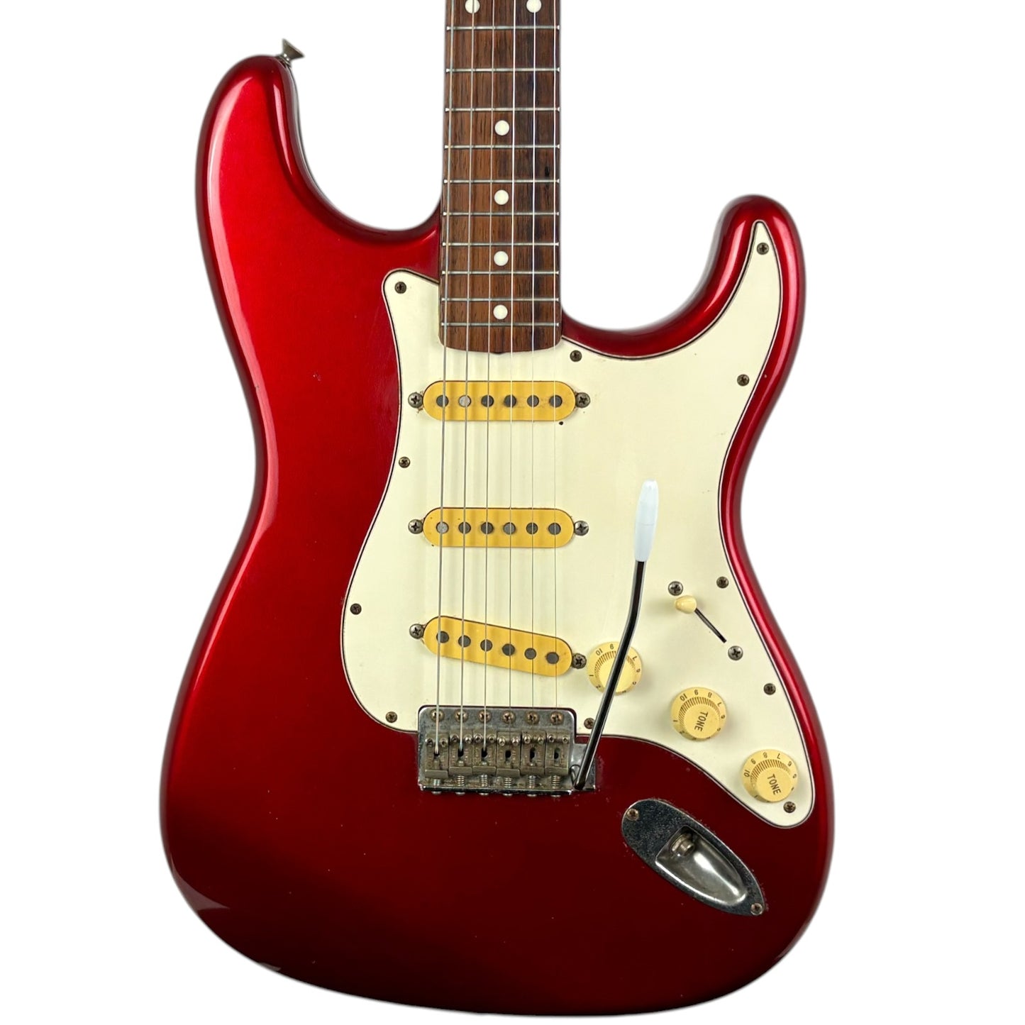 Fender Japan 62 Reissue Stratocaster 1993-1994 - Кенди Епъл Ред