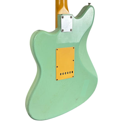Squier by Fender Vista Series Jagmaster 1997-1998 – Repeinte vert écume de mer
