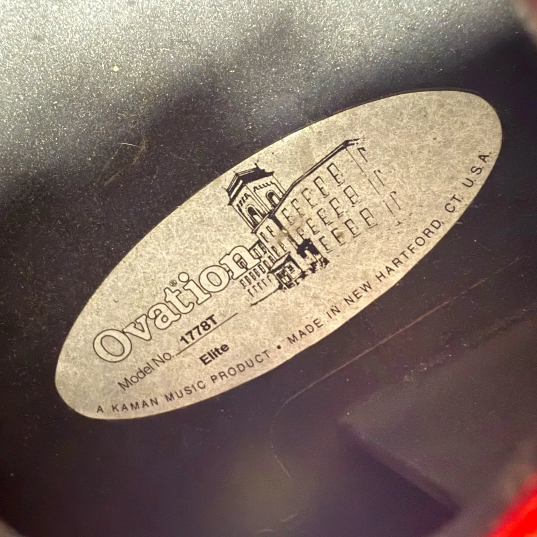 Ovation 1778T Elite 2005 - Red Flames - Pat´s Guitars