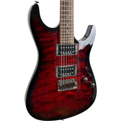 Fender Showmaster Stratocaster 2005 - ブラックチェリーバースト