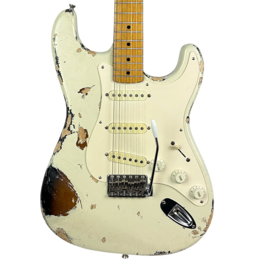 Fender Japan 57 Reissue Stratocaster Heavy Relic 1997-2000 – Vintage White