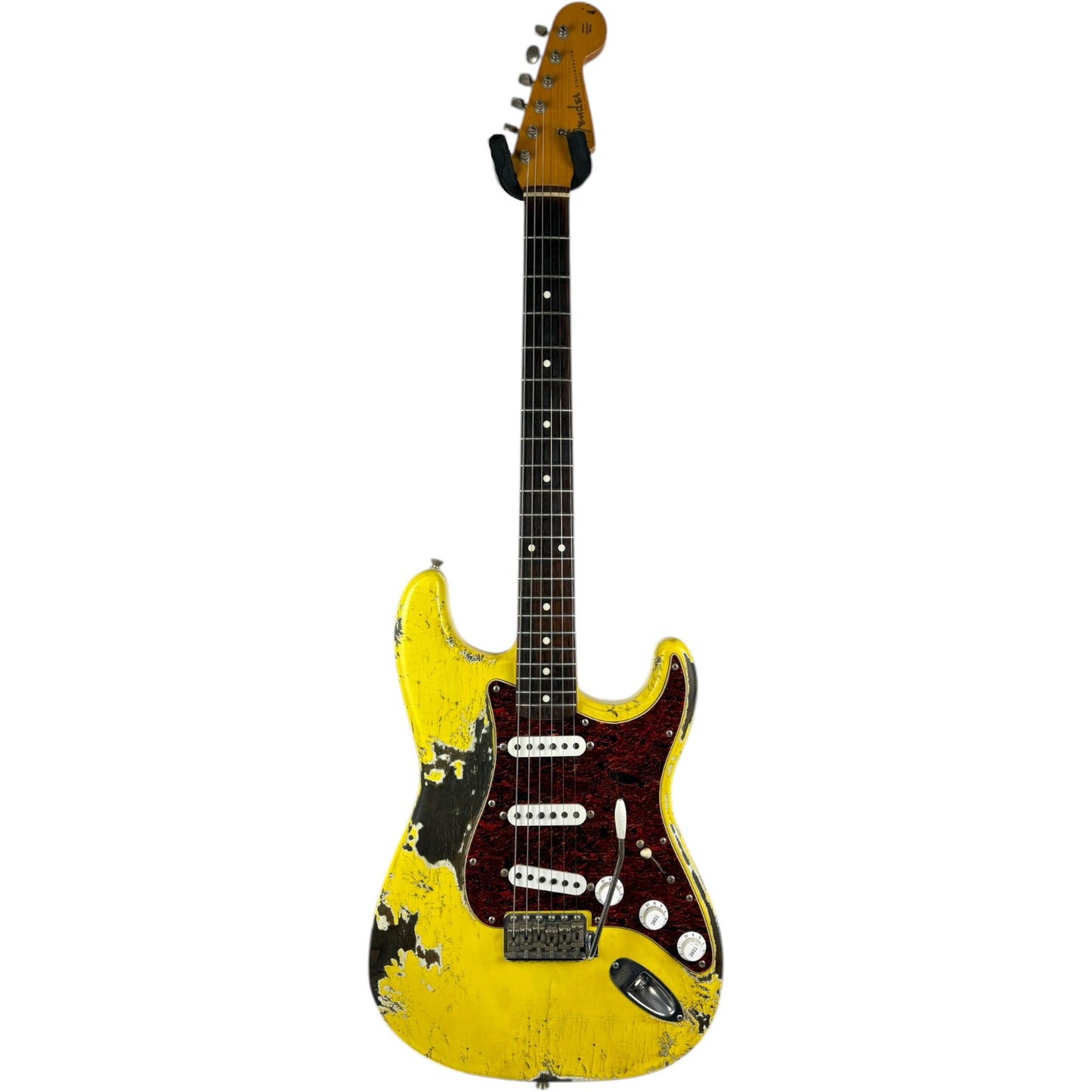 فيندر إعادة إصدار الستينيات ستراتوكاستر - أصفر جرافيتي - عتيق ثقيل