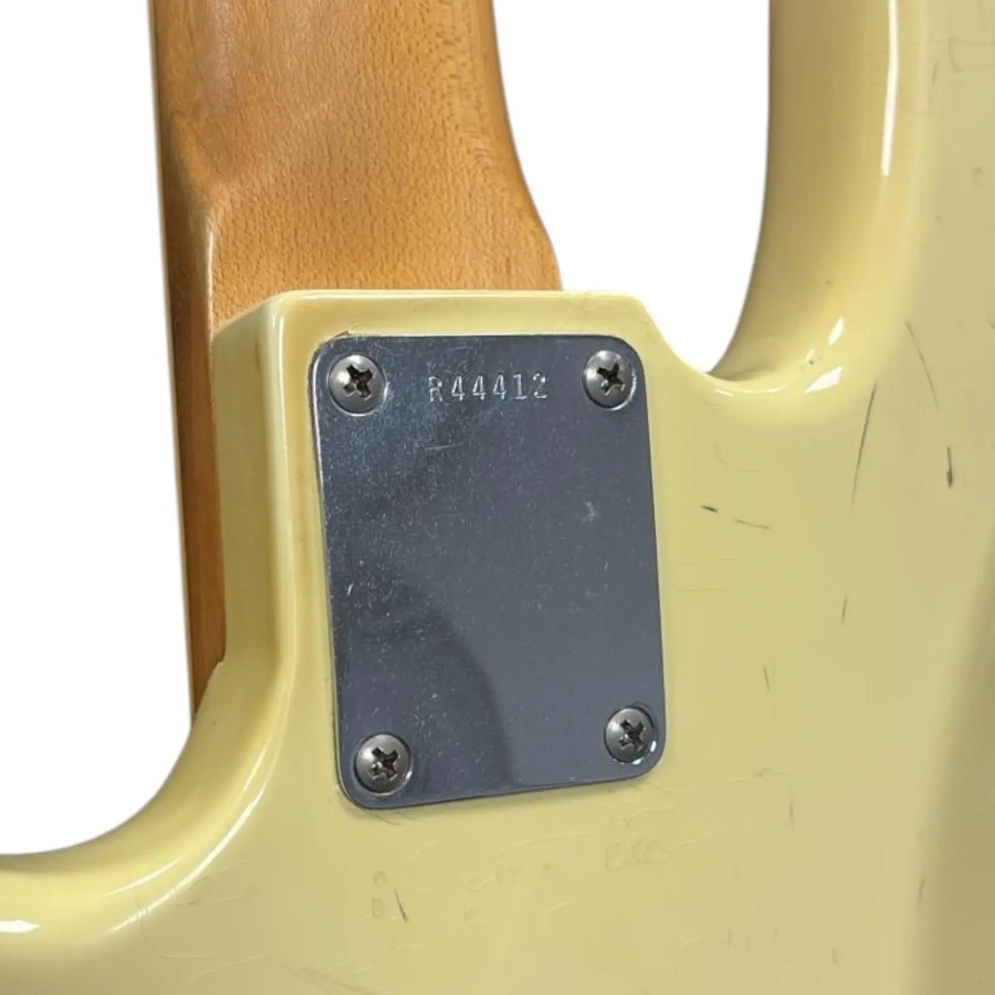 Fender Custom Shop 1965 Jazz Bass Closet Classic 2008 Relic - Vintage White Fender