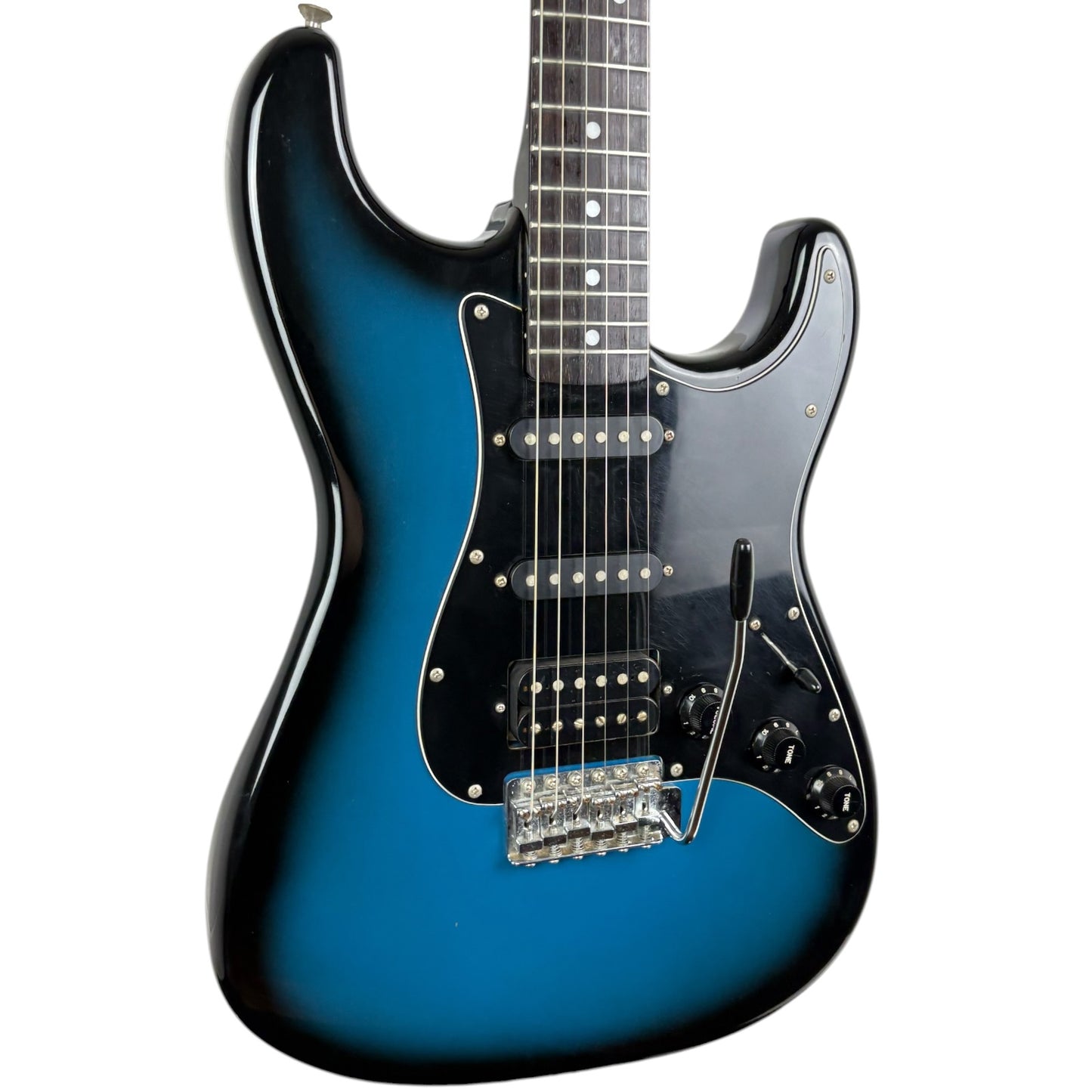 Tokai ST-36 Stratocaster Limitovaná edice 1982 - Modrý Burst