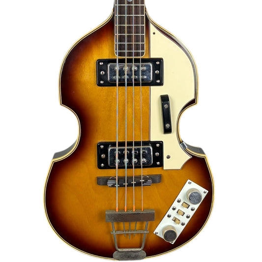 Greco Violin Bass 1970s - Sunburst