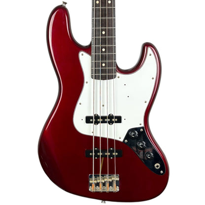 Fender Japan Jazz Bass Réédition Années 60 1994-1995 - Rouge Vieux Candy Apple