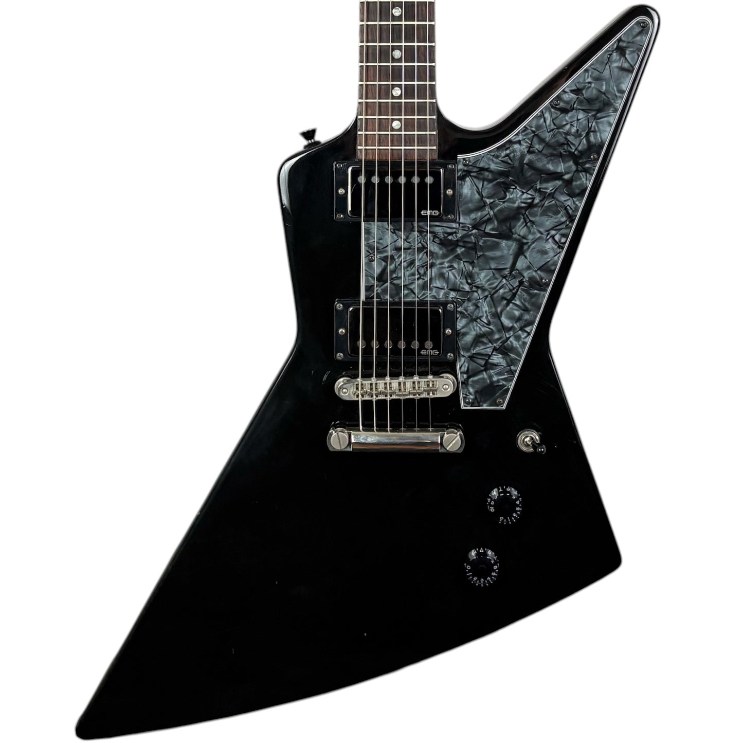 Gibson 76’ Reissue Explorer 204 - Ebony - EMG MOD