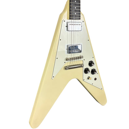 Burny Japan RFV-75 Flying V 1990s - Vintage White