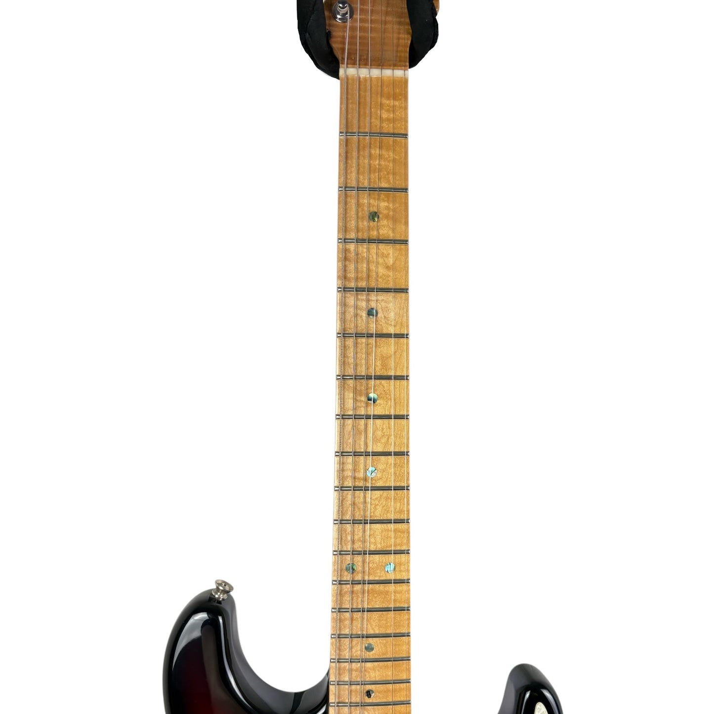 Faber FA130S-CHM-HSS Stratocaster – Тъмно черешов слънчев изблик