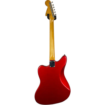 Fender Japan 66 Reissue Jaguar 1997–2000 – Candy Apple Red – główka w kolorze korpusu