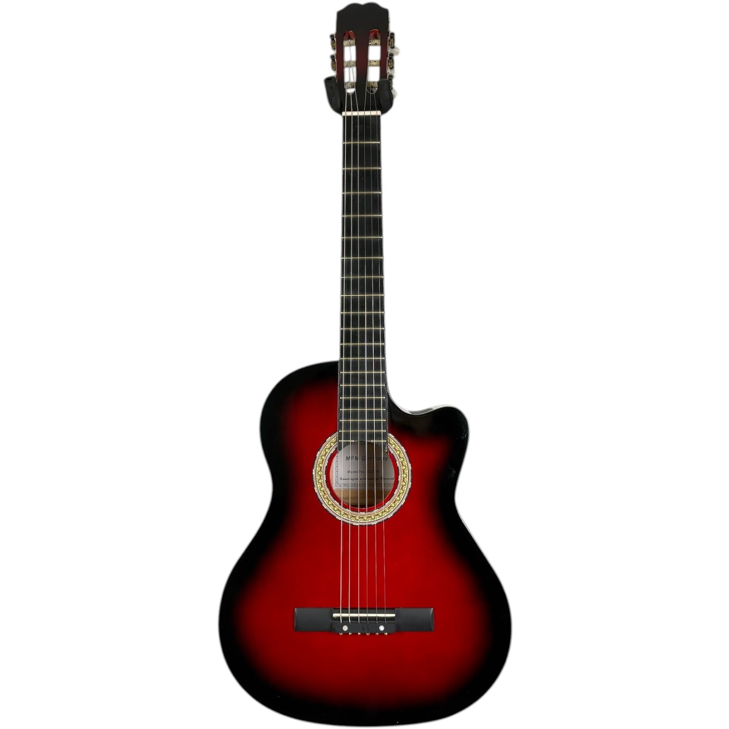 MPM Germany Akustikgitarre - Dark Red Burst