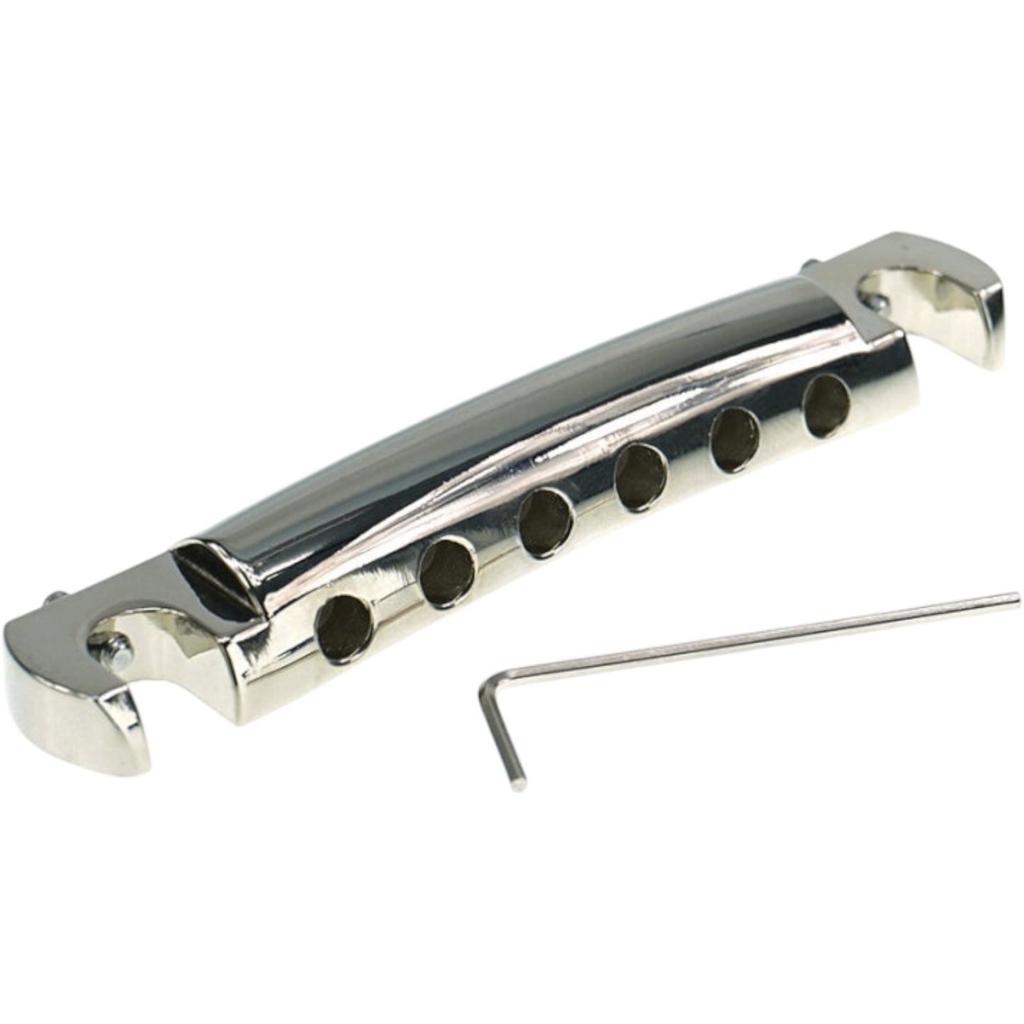 Faber TPW-59NG Faber Vintage Spec ALU Wraparound Tailpiece, Nickel, gloss