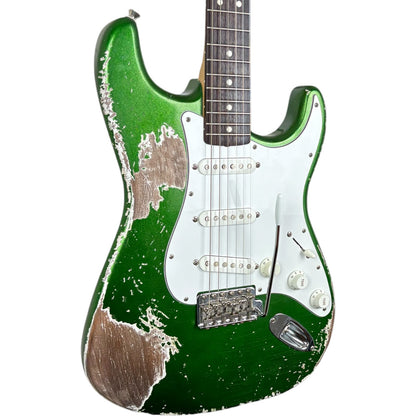 Fender MJT 60s Reissue Stratocaster - Candy Apple Green - Heavy Relic