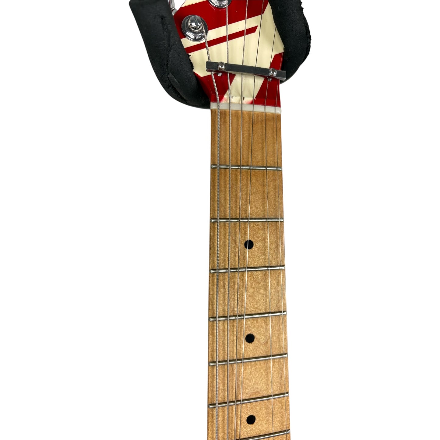 Kytara EVH 5150 Mini - červený pruhovaný