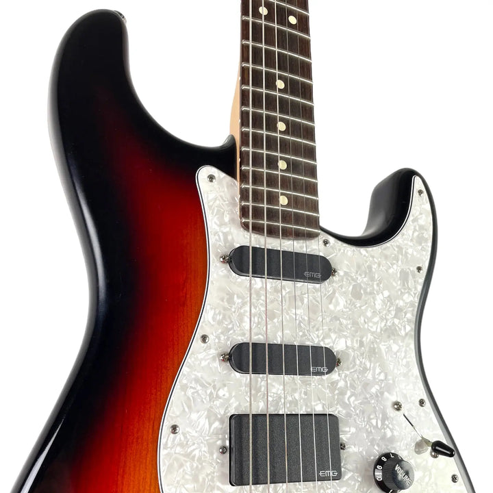 Fender American Highway One Stratocaster 2009 - Satin Sunburst EMG - Pat´s Guitars