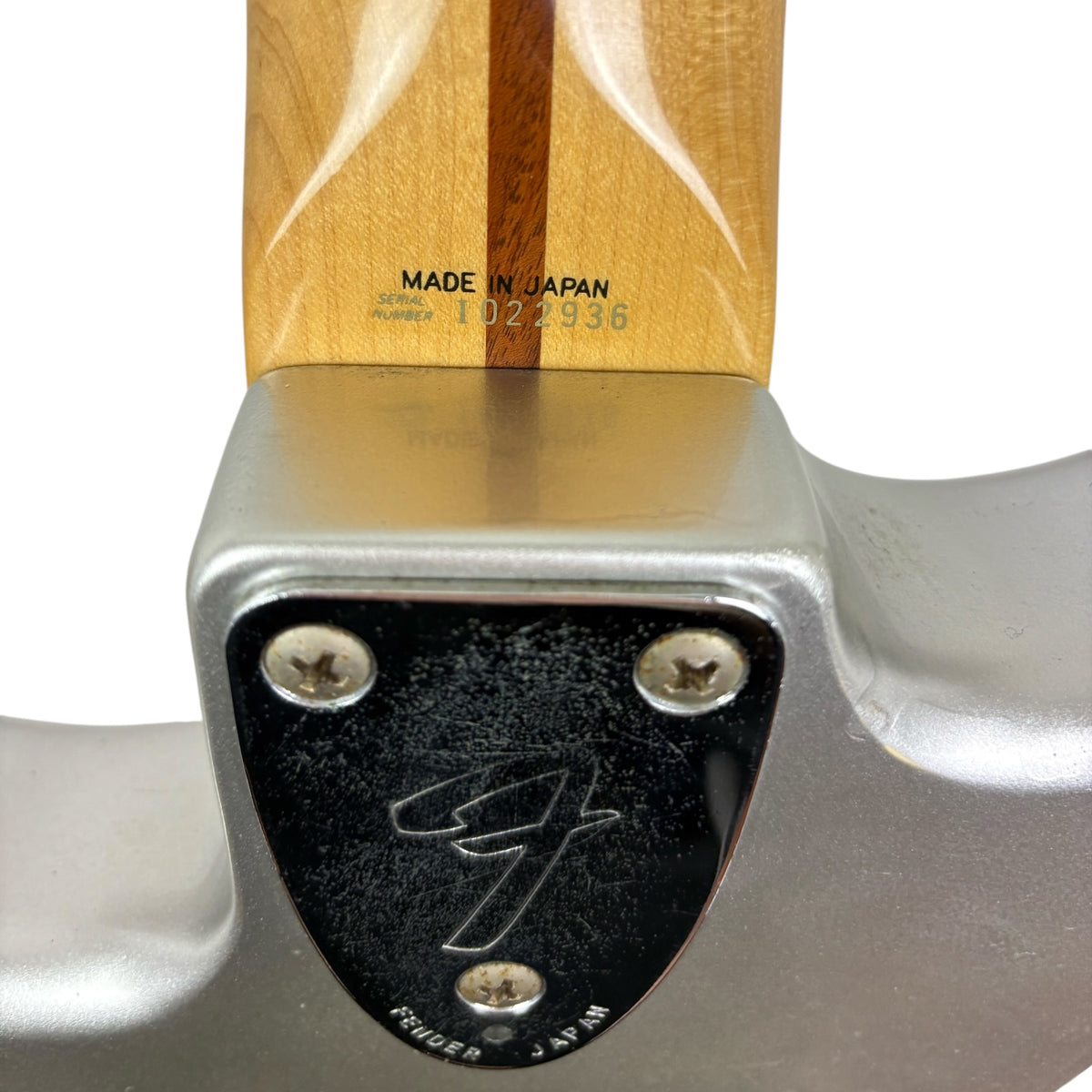Fender Japan 72 Reissue Stratocaster 1989-1990 - Repeinte en argent