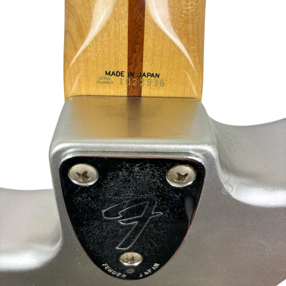 Fender Japan 72 Reissue Stratocaster 1989-1990 - Repeinte en argent