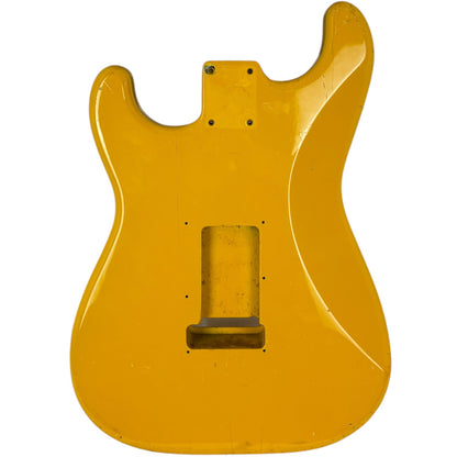 Fender Japan ST62-65AS Stratocaster-krop - gul omlakering