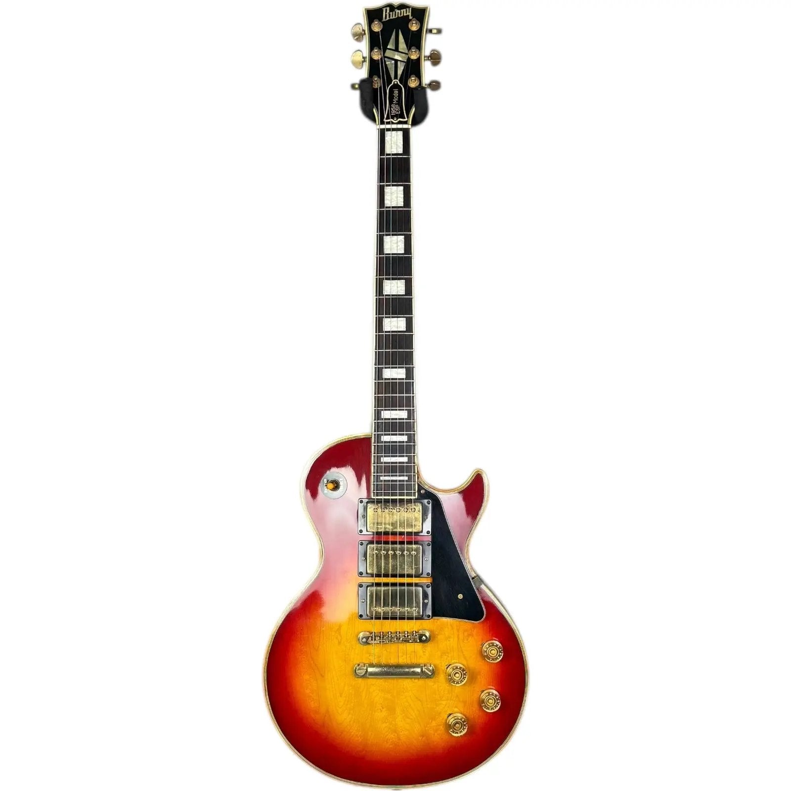 Burny RLC 1958 ESP Model Les Paul Custom - Heritage Cherry