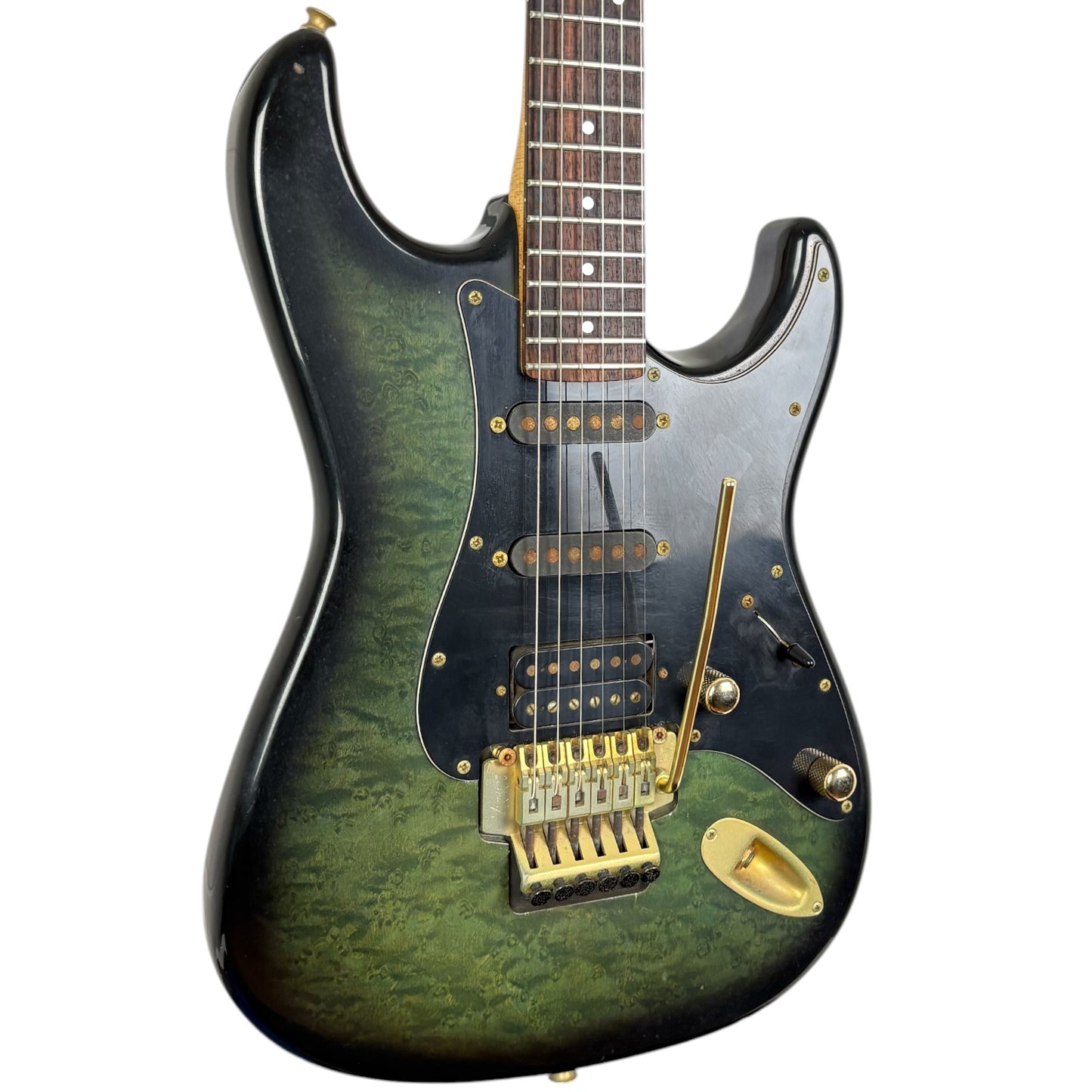 Fender Japan STR-80R Stratocaster 1988-1989 - Green Burst