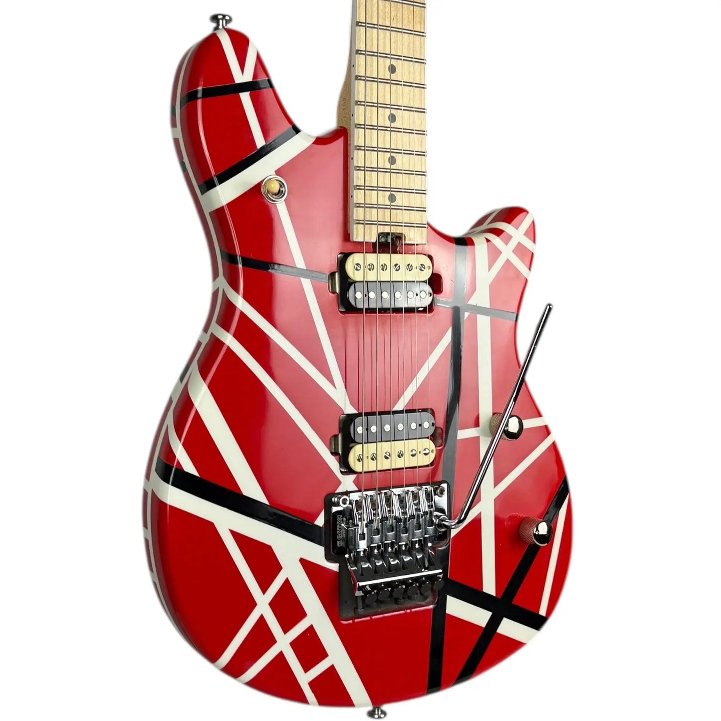 EVH Wolfgang - Striped Red Black White EVH