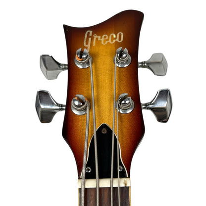 Greco houslová baskytara ze 70. let – Sunburst