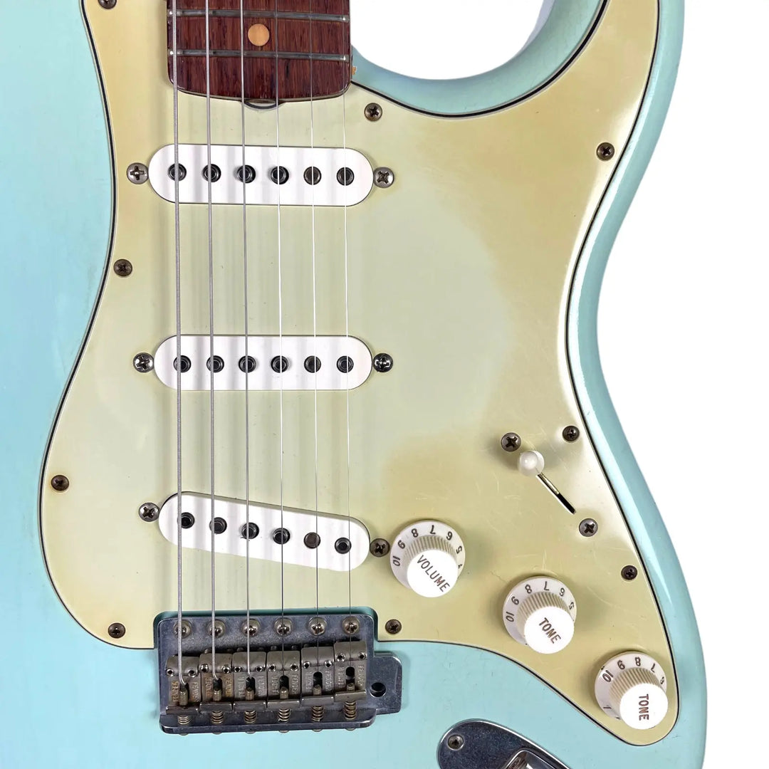 Fender Custom Shop 1960 Stratocaster Relic 2002 - Sonic Blue - Pat´s Guitars