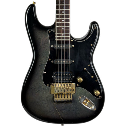 Fender Japan STR-80R Stratocaster 1986-1987 - Black Burst - Vintage