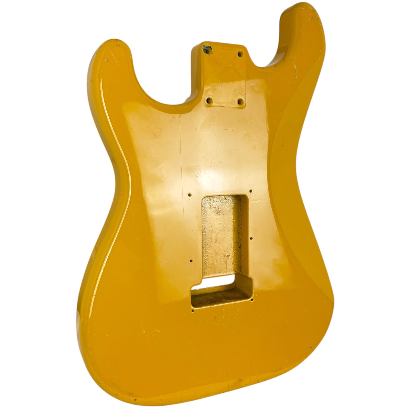 Fender Japan ST62-65AS Stratocaster-krop - gul omlakering