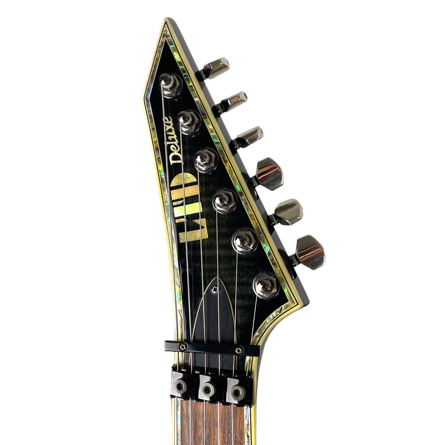 ESP LTD M-1000 Deluxe 2006 - Noir transparent