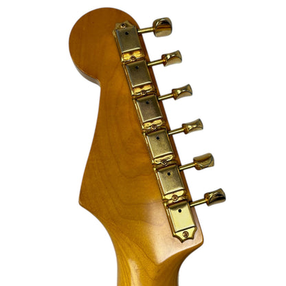 Fender Japan 54 Reissue Stratocaster 1991 - Metallic Gold - MOD