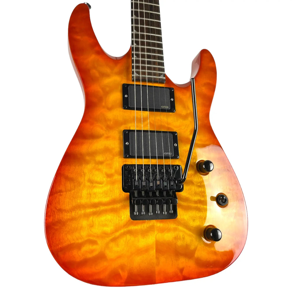 Jackson SLATXMGQ3-6 Soloist 2012 - Transparent Amber Sunburst - Pat´s Guitars