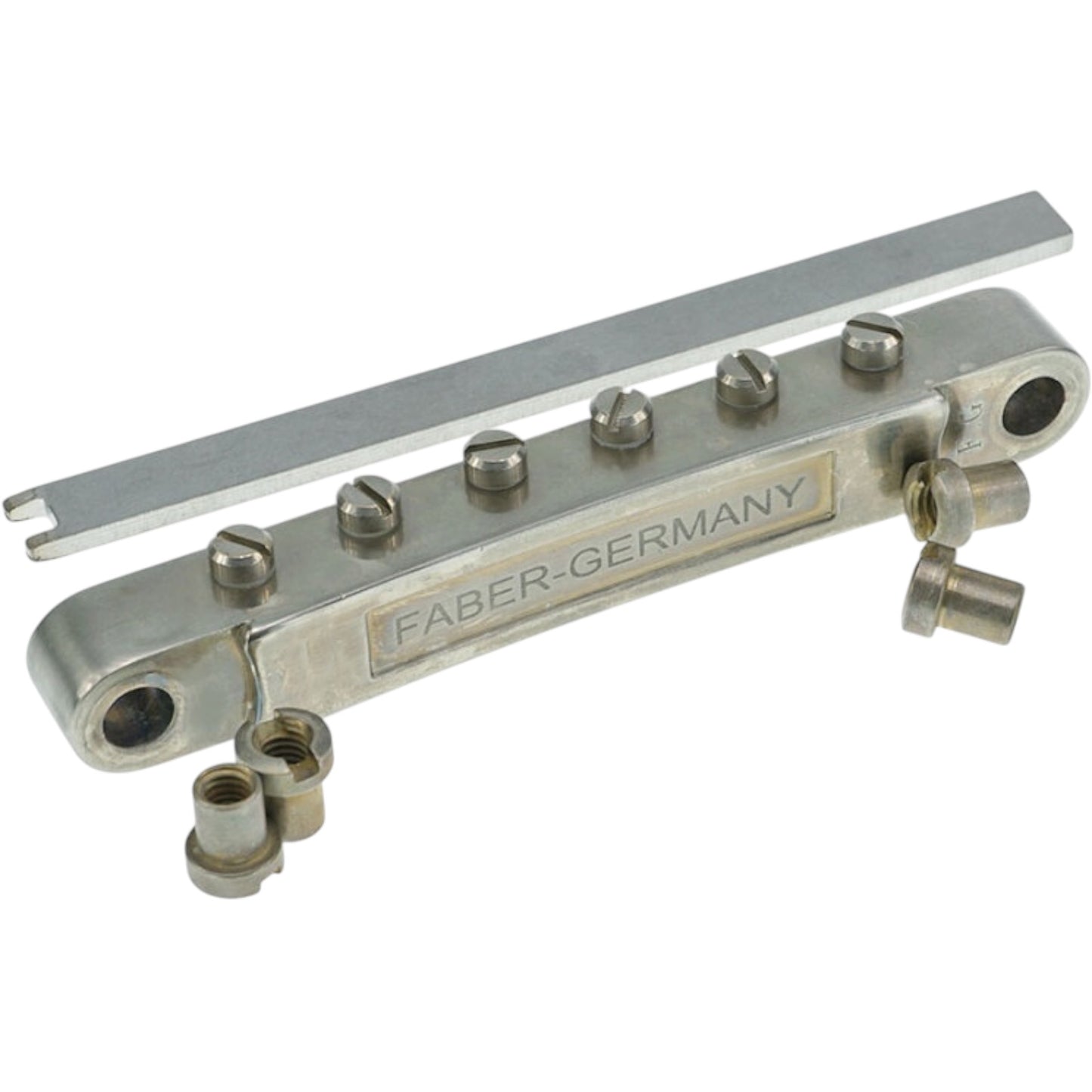 Faber ABRLB-NA ABRL Bridge, patent pending locking system, solid bell brass, aged nickel
