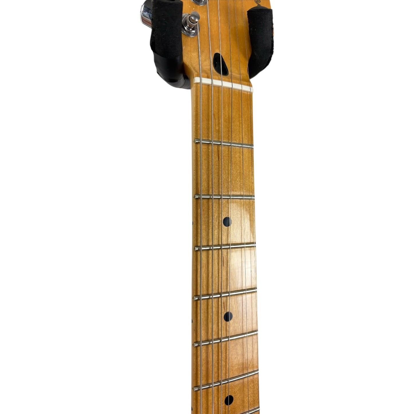 Fender MOD Stratocaster 2011 – rouge Fiesta nitrocellulosique