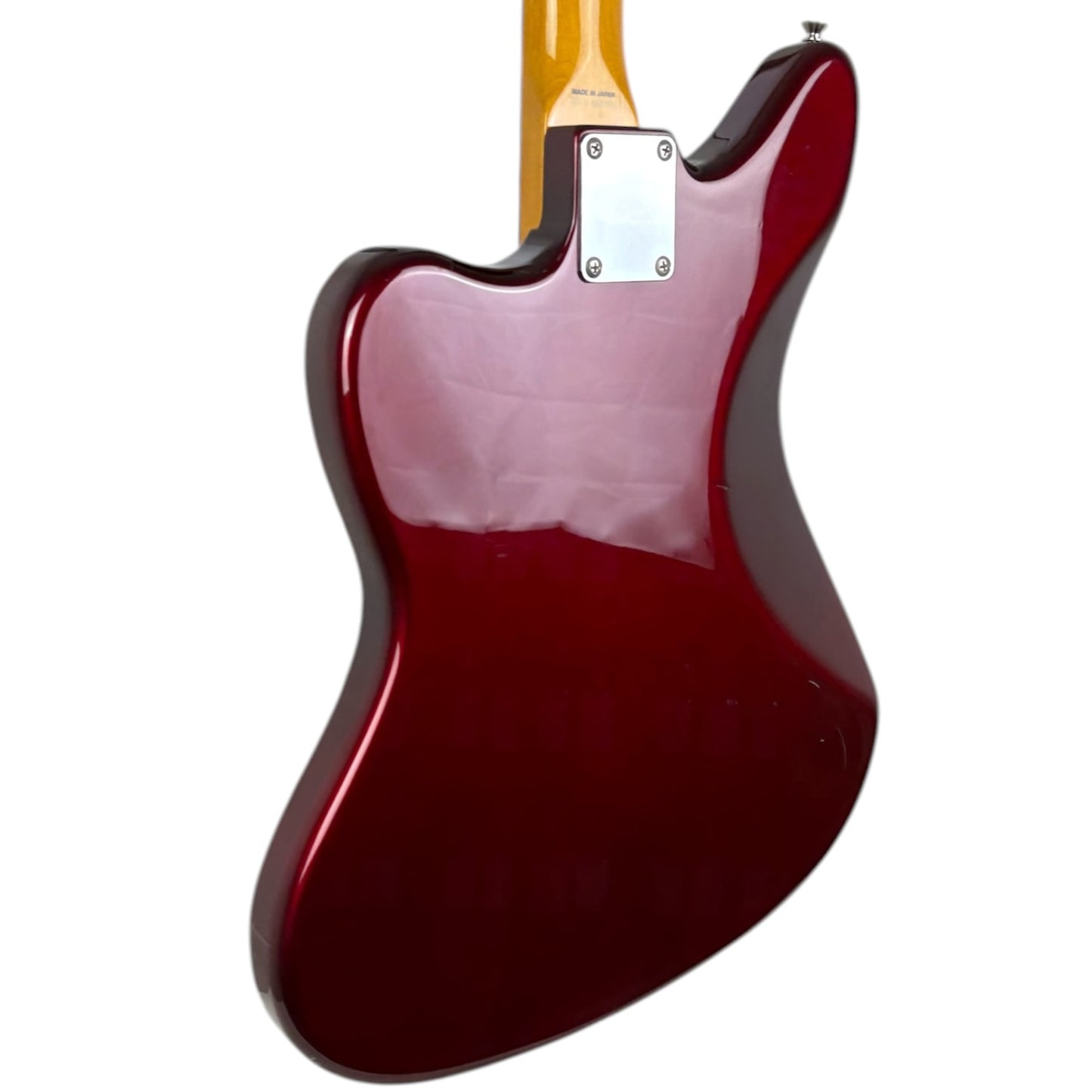 Fender Japan 66 Reissue Jaguar 2007-2010 - Candy Apple Red - Matching Headstock