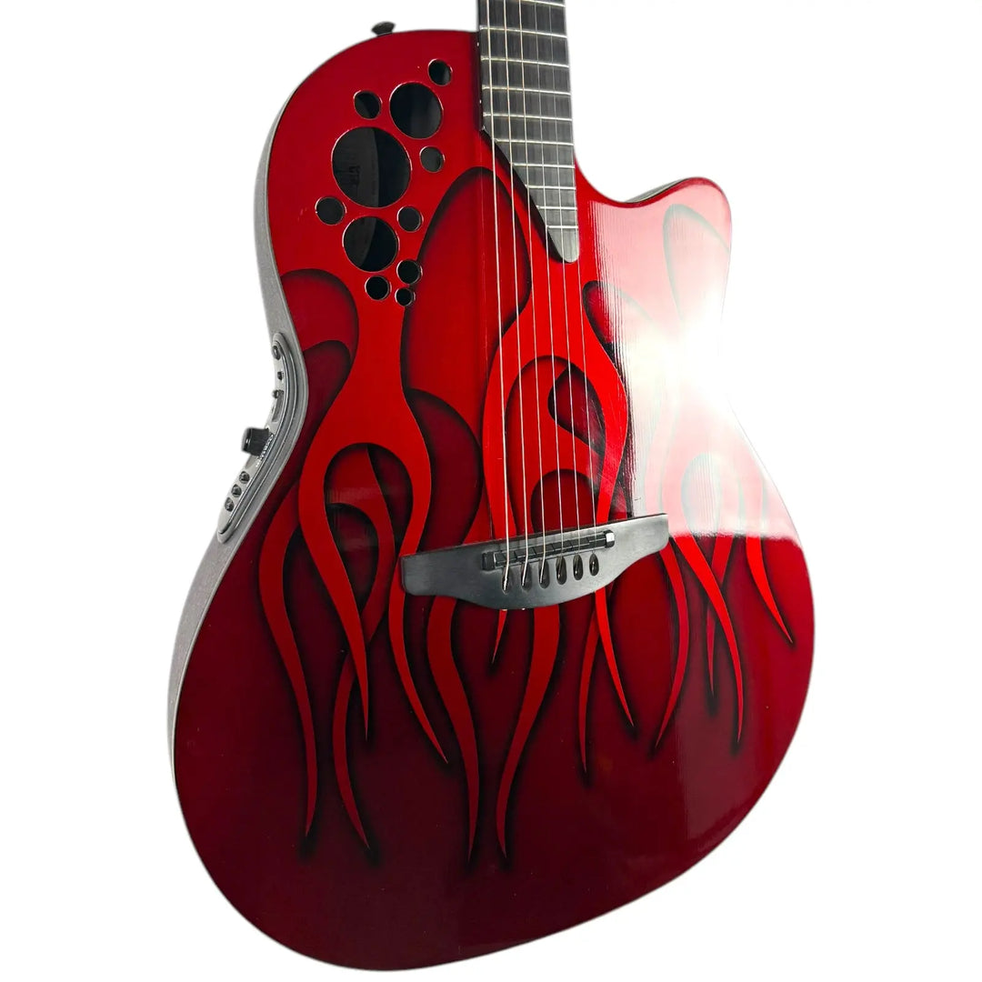 Ovation 1778T Elite 2005 - Red Flames - Pat´s Guitars
